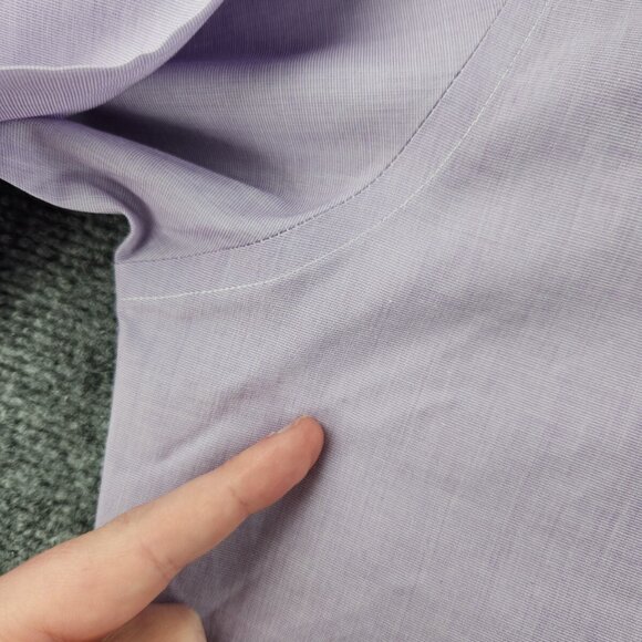 Brooks Brothers Purple Non-Iron Classic 15.5 35 Cotton Button Up Mens Shirt - Picture 13 of 16